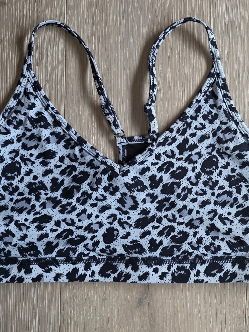 ZYIA Active Snow Leopard Brilliant Mesh Bra